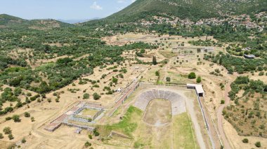 Yunanistan 'ın Mora kentindeki antik Messini kenti..