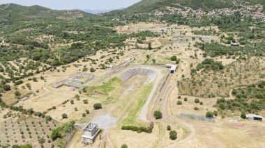 Yunanistan 'ın Mora kentindeki antik Messini kenti..