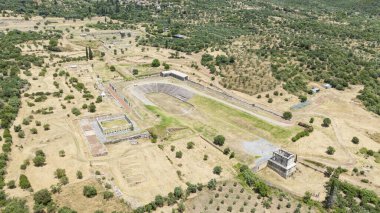 Yunanistan 'ın Mora kentindeki antik Messini kenti..