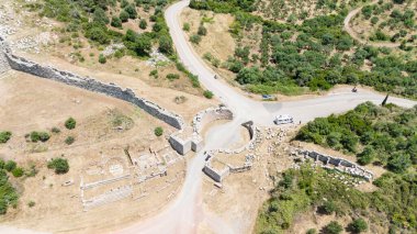 Yunanistan 'ın Mora kentindeki antik Messini kenti..