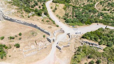 Yunanistan 'ın Mora kentindeki antik Messini kenti..