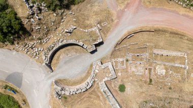 Yunanistan 'ın Mora kentindeki antik Messini kenti..