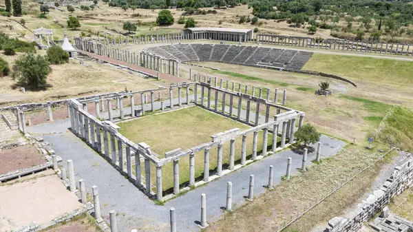 Yunanistan 'ın Mora kentindeki antik Messini kenti..