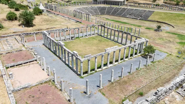 Yunanistan 'ın Mora kentindeki antik Messini kenti..