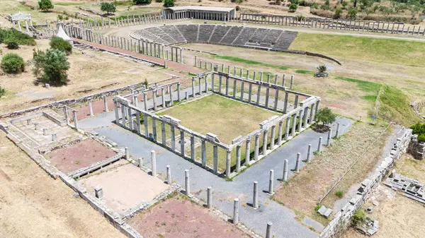 Yunanistan 'ın Mora kentindeki antik Messini kenti..