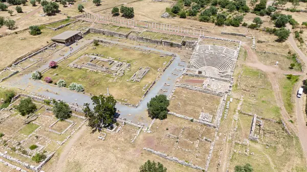 Yunanistan 'ın Mora kentindeki antik Messini kenti..