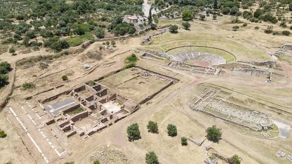 Yunanistan 'ın Mora kentindeki antik Messini kenti..