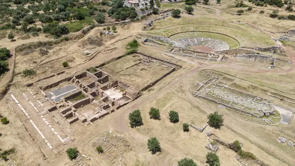 Yunanistan 'ın Mora kentindeki antik Messini kenti..