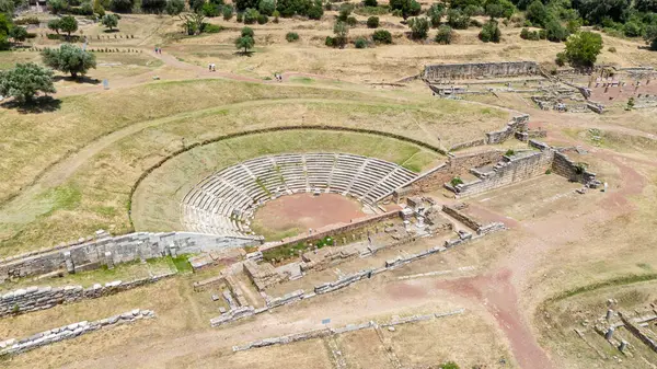 Yunanistan 'ın Mora kentindeki antik Messini kenti..