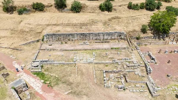 Yunanistan 'ın Mora kentindeki antik Messini kenti..