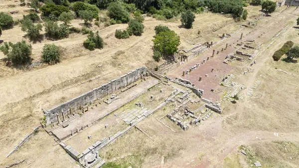 Yunanistan 'ın Mora kentindeki antik Messini kenti..