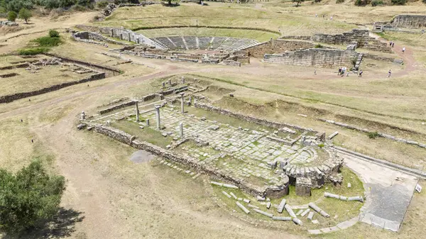 Yunanistan 'ın Mora kentindeki antik Messini kenti..