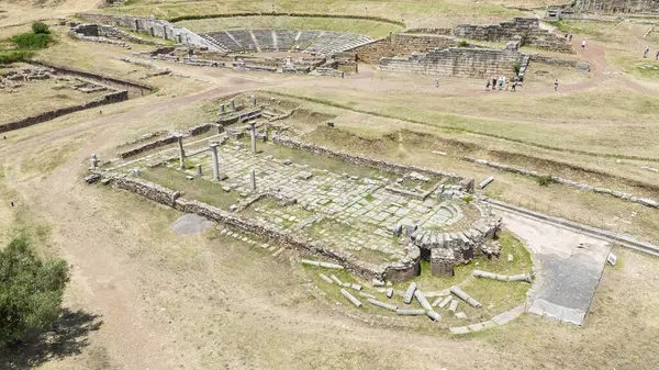 Yunanistan 'ın Mora kentindeki antik Messini kenti..