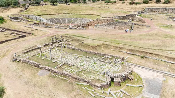 Yunanistan 'ın Mora kentindeki antik Messini kenti..