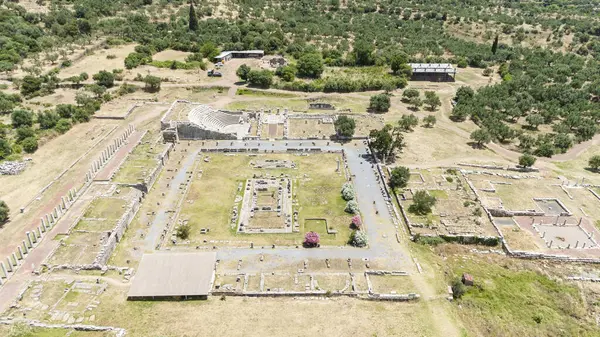 Yunanistan 'ın Mora kentindeki antik Messini kenti..