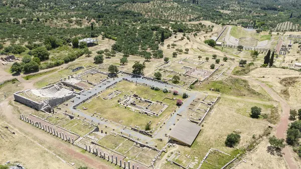 Yunanistan 'ın Mora kentindeki antik Messini kenti..