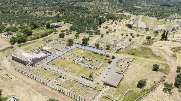 Yunanistan 'ın Mora kentindeki antik Messini kenti..