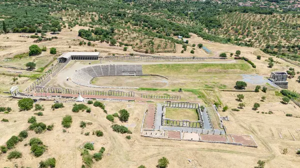 Yunanistan 'ın Mora kentindeki antik Messini kenti..