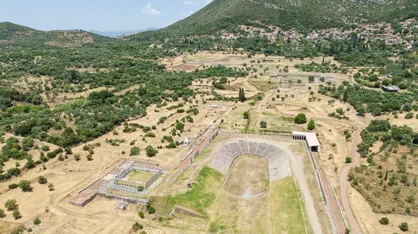 Yunanistan 'ın Mora kentindeki antik Messini kenti..
