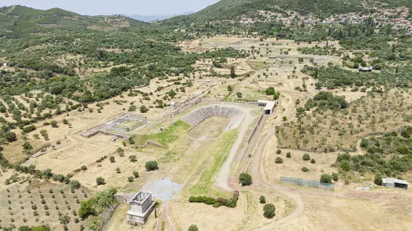 Yunanistan 'ın Mora kentindeki antik Messini kenti..