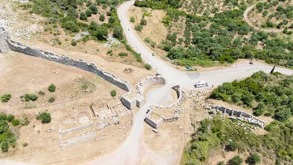 Yunanistan 'ın Mora kentindeki antik Messini kenti..