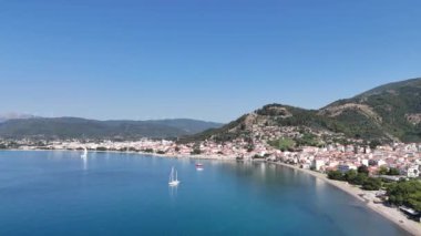 Yunanistan 'ın tarihi Nafpaktos limanı