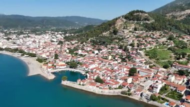 Yunanistan 'ın tarihi Nafpaktos limanı