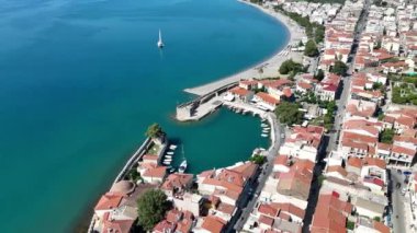 Yunanistan 'ın tarihi Nafpaktos limanı