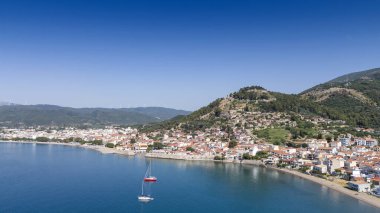Yunanistan 'ın tarihi Nafpaktos limanı