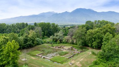 antik kalıntılar dion, Yunanistan.