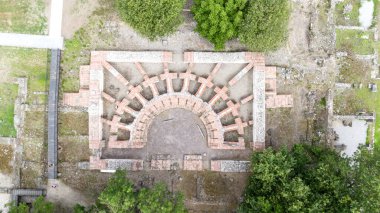 antik kalıntılar dion, Yunanistan.