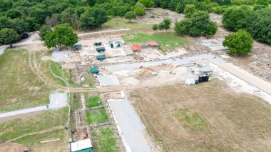 antik kalıntılar dion, Yunanistan.