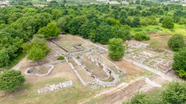 antik kalıntılar dion, Yunanistan.