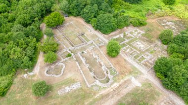 antik kalıntılar dion, Yunanistan.