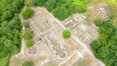 antik kalıntılar dion, Yunanistan.