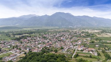 antik kalıntılar dion, Yunanistan.