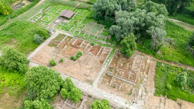 antik kalıntılar dion, Yunanistan.
