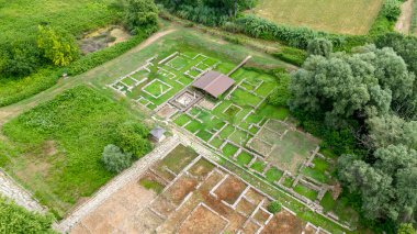 antik kalıntılar dion, Yunanistan.