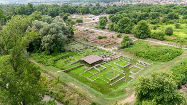antik kalıntılar dion, Yunanistan.