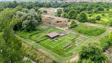 antik kalıntılar dion, Yunanistan.