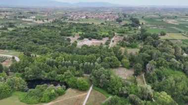 antik kalıntılar dion, Yunanistan.