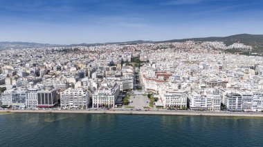 Selanik kenti Yunanistan, beyaz kuleden manzara