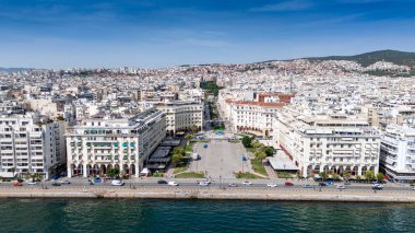 Selanik kenti Yunanistan, beyaz kuleden manzara