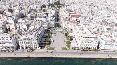 Selanik kenti Yunanistan, beyaz kuleden manzara