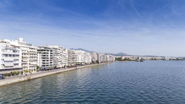 Selanik kenti Yunanistan, beyaz kuleden manzara