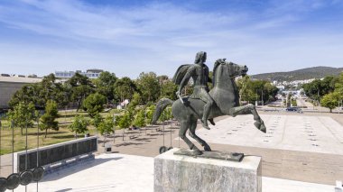 Selanik kenti Yunanistan, beyaz kuleden manzara