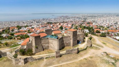 Selanik kenti Yunanistan, beyaz kuleden manzara