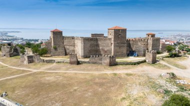 Selanik kenti Yunanistan, beyaz kuleden manzara