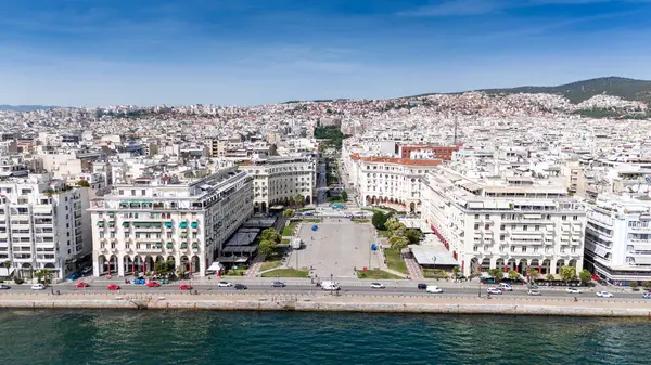 Selanik kenti Yunanistan, beyaz kuleden manzara