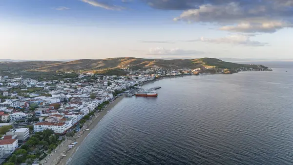 stock image Aerial view of Avsa island, Turkey. Avsa Island view from sea in Turkey.